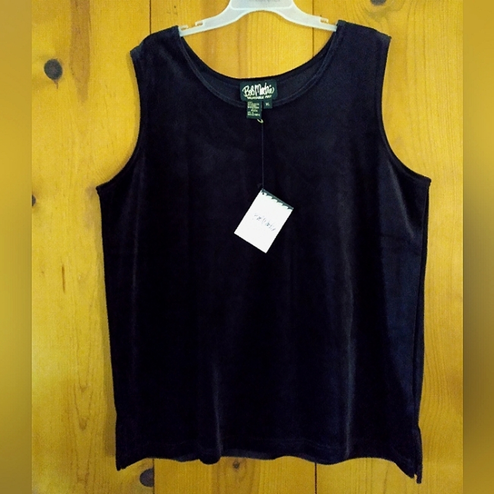 Bob Mackie Wearable Art Velour Tank Top